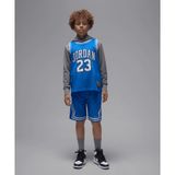 Jordan Sport Dri-FIT Diamond Shorts 08-16 yaş çocuk erkek Mavi Şort - 95D313-BB7