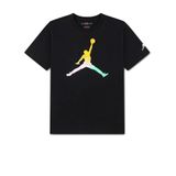 Jordan Tie-Dye T-Shirt 08-16 yaş çocuk erkek Siyah Tişört - 95F822-023