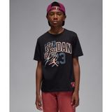 Jordan Varsity Split T-Shirt 08-16 yaş çocuk erkek Siyah Tişört - 95F224-023