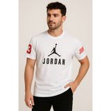 Jordon Baskılı T-Shirt Beyaz - M