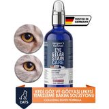 Jorgens Kennel 100ML Kedi Göz Temizleme Solüsyonu Kolay Kullanım ile Gözyaşı Lekesi Bakımı
