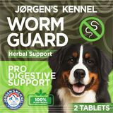 Jorgens Kennel Köpek Için %100 Iç Parazit Tableti Bitkisel ve Hapı 2 Tablet| Bağırsak Sağlığı & Sindirim Desteği