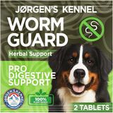 Jorgens Kennel Köpek için%100 İç Bitkisel Parazit Tableti ve Hapı 2 Tablet/ Bağırsak Sağlı�