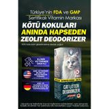 Jorgens Kennel Zeolit ve Aktif Karbonlu Kedi Kumu Koku Giderici 200gr Doğal Kokusuz Tuvalet Organik Koku Önleyici