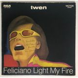 José Feliciano Light My Fire Lp Plak (Orjinal 1969 Alman Dönem Baskı)