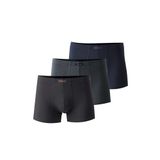 josejuan 3'lü Erkek Boxer Koton Likralı 1004, 3'lü Siyah, L, 8698528335616