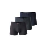 josejuan 3'lü Erkek Boxer Koton Likralı 1004, 3'lü Siyah, M, 8698528335623