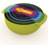 Joseph Joseph, Joseph Joseph 40031 Nest 9 Karıştırma Kaseleri, 32.5X26X15CM, Çok Ren - Çok Renkli - Standart