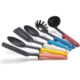 Joseph Joseph Renkli Silikon 6'lı Kepçe Spatula ve Kaşık Servis Seti - Standart