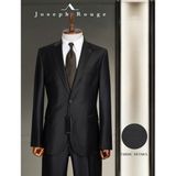 Joseph Rouge Slim Fit Siyah Düz Superfine Wool Takim Elbise - 6 Drop - 58