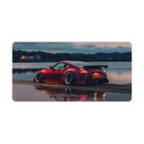 josnmre JDM Araba Masası Paspasları Masaların Üstü Pedi Japon Büyük Fare Altlıkları Oyun Havalı 370z Kırmızı Spor Araba JDM Gün Batımı Yansıma Masaüstü Klavye Bilgisayar Paspası için Büyük Fare Altlığı 30 x