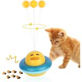 Jouis Kedi Oyuncağı 360° Dönen Ördek Şekilli İnteraktif – Atıştırmalık Dispenserli Zeka Geliştirici Kedi Eğitim Oyuncağı – Dayanıklı ve Kolay Temizlenebilir – Kaymaz Tabanlı