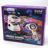 Jouis Mikroskop Seti 2'si 1 Arada Çocuklar İçin Dijital Ekranlı, 100x-1000x Yüksek Çözünürlüklü Taşınabilir El Mikroskobu, HD Ekranlı, LED Aydınlatmalı ve Type-C Şarjlı Eğitici Oyuncak