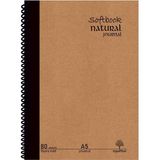 Journal A5 Spiralli Sert Kapak Defter – 80 Yaprak (160 Sayfa), Çizgili – Günlük, Ofis ve Hedi