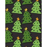 Journal and Sketchbook: Christmas Tree Pattern