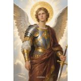 Journal: Saint Michael The Archangel Simple Lined Notebook For Christians