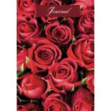 Journal/Notebook, Hardcover, Glossy Finish: Burgundy Roses
