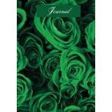 Journal/Notebook, Hardcover, Glossy Finish: Green Roses