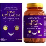 Jove Collagen Komplex Kollajen Tip 1-2-3 Hidrolize Kollajen peptit Hyaluronik Asit C ve D3 Vit 120 Kapsül
