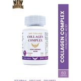 Jove Collagen Komplex Kollajen Tip 1-2-3 Hidrolize Kollajen Peptit Hyaluronik Asit C ve D3 Vitamini 60 Kapsül