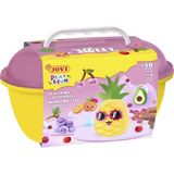 Jovi 2202 Play & Fun Sweet Tatlı Dünyası Oyun Hamuru Hazine Sandığı (24 Çubuk Hamur + Şekillendiriciler + Aksesuarlar) - Glütensiz, Kurumayan Çocuk Modelleme Kiti - Çok Renkli
