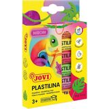 Jovi 90/6f Plastilina Bitkisel Neon Oyun Hamuru 6 Renk - Asla Kurumayan, Glütensiz ve Alerjensiz Çocuk Modelleme Hamuru - Çok Renkli