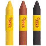 Jovi Jovı 175AN Yüz Boyası Stik Kalem 5,6gr Sarı-Kahverengi-Siyah - 3'lü