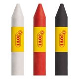 Jovi Jovı 175SC Yüz Boyası Stik Kalem 5,6gr Kırmızı-Beyaz-Siyah- 3'lü