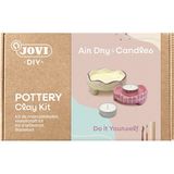 Jovi Jovı 2707 Seramik Hamuru Candles Kiti - Mumlar - Gri