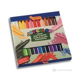 Jovi Pastel Mum Boya 24 Renk Canlı Ve Dayanıklı Kalemler 75 Mm Yükseklik 12 Mm Genişlik