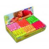 Jovi Plastilina 6 Renk Kurumayan Fosforlu Oyun Hamuru 30x50 Gr