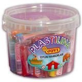 Jovi Plastilina 80 li 8 Renk Kurumayan Oyun Hamuru Kovada 80x15gr