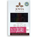 Jovia Organik Çikolata -%70 Bitter Çilekli 85 gr