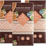Jovia Organik Sütlü Çikolata-Fındık Kremalı 3'lü Avantaj Paket - 40 gr