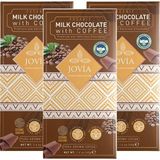 Jovia Organik Sütlü Çikolata-Kahveli 3'lü Avantaj Paket - 40 gr
