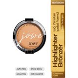Jowe Highlighter Bronzer Işıltılı Altın Tonu 8 gr İpeksi Doku ile Doğal Parlaklık Sağlar