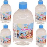 JOY AND TOYS Köpük 5 Adet Baloncuk Likiti Yedek Baloncuk Solüsyon 500 Ml