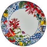Joy Camen Italy Garden 6lı Servıs Tabagı 27 cm - Renkli