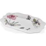 Joy Carmen Butterfly Serisi 35 cm Büyük Boy Oval Tabak