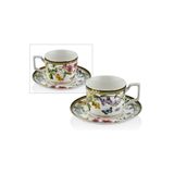 Joy Carmen Muse Garden 6'lı 15x6.5 cm Çay Fincanı Seti