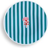 Joy Collection Nostalgia Stripes Porselen Tatlı Tabağı 21 cm - Standart