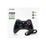 JOYCOR PS3 Uyumlu Kablosuz Oyun Kolu Çift Titreşimli Pilli Gamepad + USB Şarj Kablosu