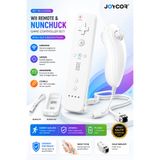 JOYCOR Wii Motion Plus Kumanda – Hareket Sensörlü Kablosuz Controller, Wii Remote Oyun Kumandası + Kılıf ve İp askılı