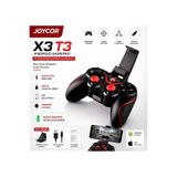 JOYCOR X3 T3 Bluetooth Kablosuz Gamepad Android & iOS Uyumlu Şarjlı Oyun Kolu Telefon Tutuculu