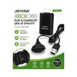 JOYCOR Xbox 360 Play & Charge Kit 4800mAh Şarjlı Batarya ve USB Şarj Kablosu Kablosuz Kol Uyumlu