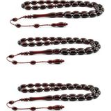 Joydizayn Akrilik Tesbih 3 Lü Set Bordo