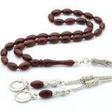 Joydizayn Çift Metal Püsküllü Arpa Kesim Kuka Tesbih