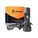 Joyecar 12v H4 Csp Led Xenon Far Ampul Seti 120w 6000k 22000 Lümen Mercekli