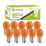 JOYECAR PY21W BAU15S Amber ECCO Series Otomobil Lambası, 12V 21W,%60 Daha Fazla Işık, Turuncu, 10'lu Paket