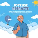 Joyeuse Retraite : Carnet ludique (version collègue homme)– Portrait chinois, pages à compléter, anecdotes, citations drôles et espace pour messages – ... amis ou famille, humour et souvenirs garantis